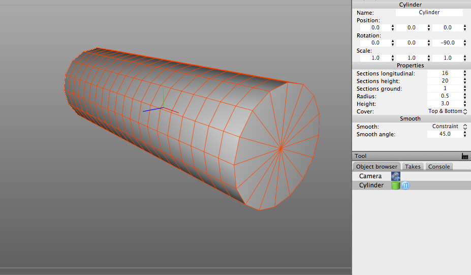 Modeling and Subdivision in Cheetah3D - A Screwdriver